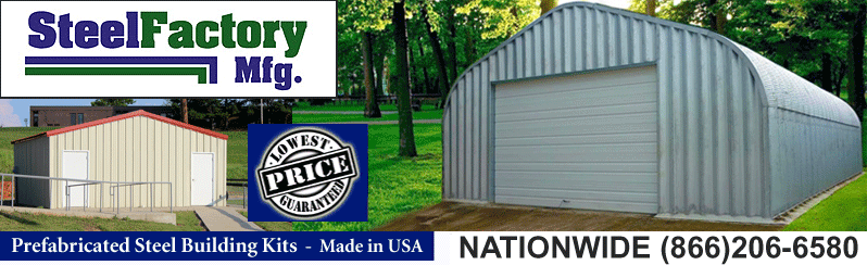 Steel Factory Mfg American Made Steel Structures Metal Buildings Steel Building Kits