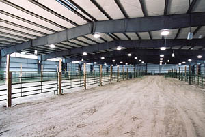 Prefab Steel Horse Stables and Riding Arenas